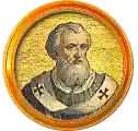 Pontífice nº 116: Juan IX. Escudo Oficial del Vaticano (Papa Juan IX, sin escudo propio o desconocido).