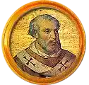 Pontífice nº 132: Benedicto V. Escudo Oficial del Vaticano (Papa Benedicto V, sin escudo propio o desconocido).