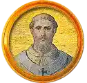 Pontífice nº 134: Benedicto VI. Escudo Oficial del Vaticano (Papa Benedicto VI, sin escudo propio o desconocido).