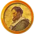 Pontífice nº 154: Esteban IX. Escudo Oficial del Vaticano (Papa Esteban IX, sin escudo propio o desconocido).