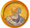 Pontífice nº 161: Gelasio II. Escudo Oficial del Vaticano (Papa Gelasio II, sin escudo propio o desconocido).