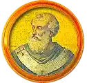 Pontífice nº 61: Juan III. Escudo Oficial del Vaticano (Papa Juan III, sin escudo propio o desconocido).