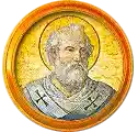Pontífice nº 67: Bonifacio IV. Escudo Oficial del Vaticano (Papa San Bonifacio IV, sin escudo propio o desconocido).