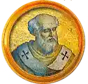 Pontífice nº 97: Esteban IV. Escudo Oficial del Vaticano (Papa Esteban IV, sin escudo propio o desconocido).