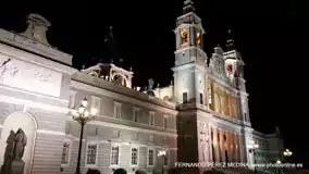 Catedral de la Almudena, Calle de Bailén, Madrid, España