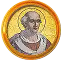 Pontífice nº 105: Nicolás. Escudo Oficial del Vaticano (Papa San Nicolás, sin escudo propio o desconocido).