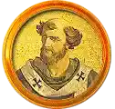 Pontífice nº 114: Romano. Escudo Oficial del Vaticano (Papa Romano, sin escudo propio o desconocido).