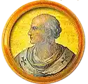 Pontífice nº 124: Esteban VII. Escudo Oficial del Vaticano (Papa Esteban VII, sin escudo propio o desconocido).