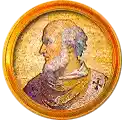 Pontífice nº 153: Víctor II, Suavia (1055-1057). Escudo Oficial del Vaticano (Papa Nació en Baviera. Elegido el 16.IV.1055, murió el 28.VI.1057. Elegido después de un año de sede vacante. Recibió la abjuración de Berengario. Bendijo a Enrique III en el lecho de muerte. Siguiendo el ejemplo de su predecesor, dio a la iglesia un período de prosperidad., sin escudo propio o desconocido).