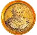 Pontífice nº 170: Alejandro III (1159-1181). Escudo Oficial del Vaticano (Papa Nació en Siena. Elegido el 20.IX.1159, murió el 20.VIII.1181. Excomulgó a Barbarroja por sus errores y ayudó a la Liga Lombarda a derrotarlo en Leñano, con el famoso "Carroccio". Proclamó el 11º Concilio Ecuménico., sin escudo propio o desconocido).
