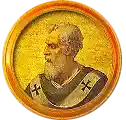 Pontífice nº 174: Clemente III. Escudo Oficial del Vaticano (Papa Clemente III, sin escudo propio o desconocido).