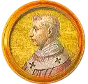 Pontífice nº 208: Nicolás V. (escudo oficial del Papa Nicolás V) 