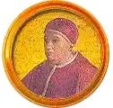 Pontífice nº 217: León X (1513-1521). (escudo oficial del Papa Nació en Florencia. Elegido el 19.III.1513, murió el 1.XII.1521. No se dio cuenta y no supo oponerse al cisma causado por el ex-monje Martín Lutero. Creó el monte de Piedad, para préstamos.) 