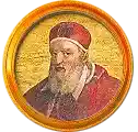 Pontífice nº 232: León XI. (escudo oficial del Papa León XI) 