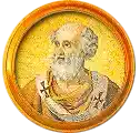 Pontífice nº 66: Bonifacio III. Escudo Oficial del Vaticano (Papa Bonifacio III, sin escudo propio o desconocido).
