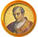 Pontífice nº 78: Dono. Escudo Oficial del Vaticano (Papa Dono, sin escudo propio o desconocido).