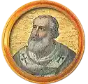 Pontífice nº 88: Constantino. Escudo Oficial del Vaticano (Papa Constantino, sin escudo propio o desconocido).