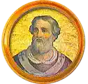 Pontífice nº 95: Adriano I. Escudo Oficial del Vaticano (Papa Adriano I, sin escudo propio o desconocido).