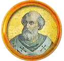 Pontífice nº 99: Eugenio II. Escudo Oficial del Vaticano (Papa Eugenio II, sin escudo propio o desconocido).