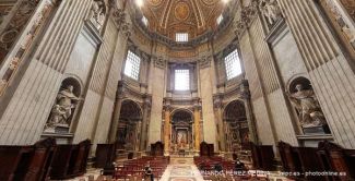 Visita virtual (3D-360º) a Basílica de San Pedro: Crucero Sur