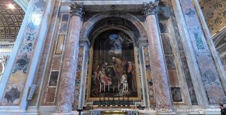 Visita virtual (3D-360º) a Basílica de San Pedro: Altar de San Jerónimo